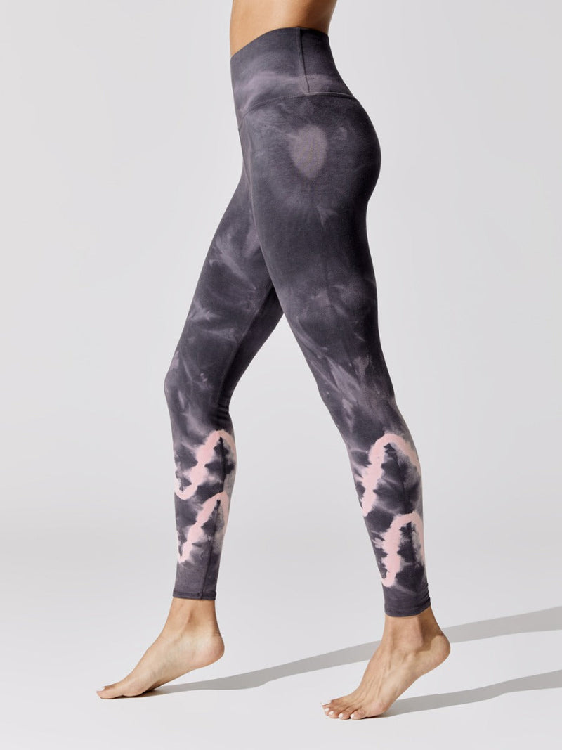 3X ONLY Anchored Arrows Leggings in Black + Rose Gold Metallic