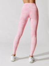 Eagle Pose Legging - Pink Tie Dye