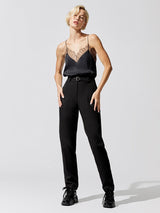 Jona High Waist Trouser - Anthracite