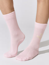 Siloki Logo Socks - Pink Rose