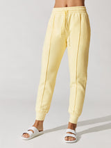 Niya Terry Sweatshirt Track Pant - Lemon