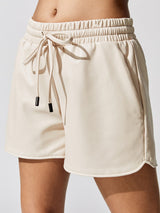 Faux Leather Short - Bone