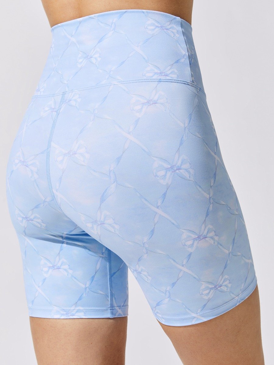 Bike Short - Beaux Blue Tie Dye