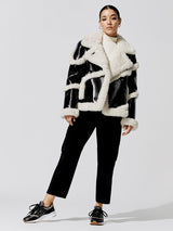 Melendy Jacket - 96000 Black/Off White