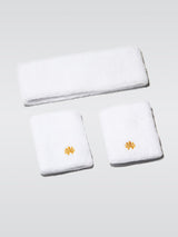Terry Cloth Sweat Set - White