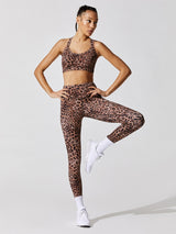 Leopard Valley 7/8 Legging - Rust