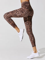 Leopard Valley 7/8 Legging - Rust