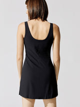 Bliss Lux Tank Dress - Black/Clear