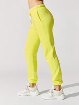 Isabell Old School Athletic Pant - Pigment Limearita