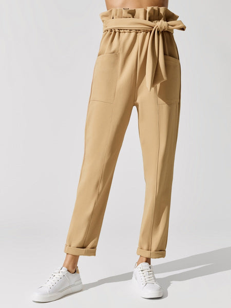 Abbot Kinney Paperbag Pant Sand – Carbon38