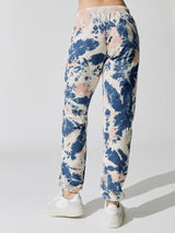 Tie Dye Gym Sweatpant - Blue/Pink