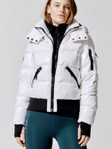 Bungalow Quilted Bomber - Snow