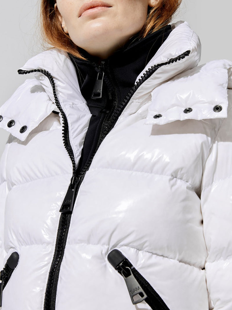 Bungalow Quilted Bomber - Snow