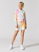 Happy Old School Terry Pullover - Sunny Days Swirl